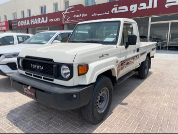 Toyota  Land Cruiser  LX  2024  Automatic  25,000 Km  6 Cylinder  Four Wheel Drive (4WD)  Pick Up  White  With Warranty