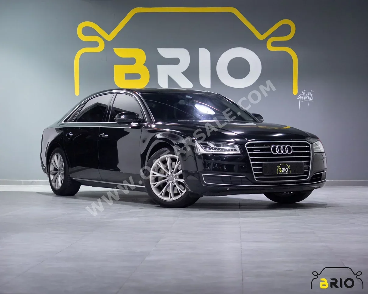 Audi  A8  L  2017  Automatic  158,000 Km  6 Cylinder  All Wheel Drive (AWD)  Sedan  Black