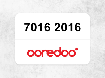 Ooredoo Mobile Phone  7016 2016