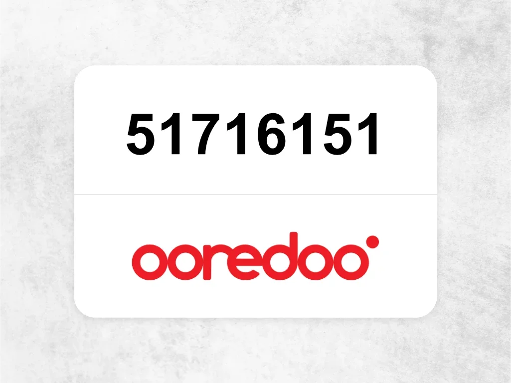 Ooredoo Mobile Phone  51716151