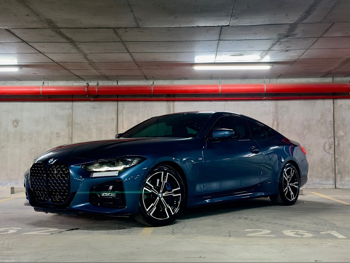 BMW  4-Series  420 I M  2022  Automatic  40,000 Km  4 Cylinder  Rear Wheel Drive (RWD)  Coupe / Sport  Blue