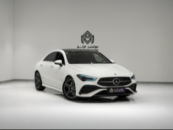 Mercedes-Benz  CLA  250  2024  Automatic  33,500 Km  4 Cylinder  Rear Wheel Drive (RWD)  Sedan  White  With Warranty