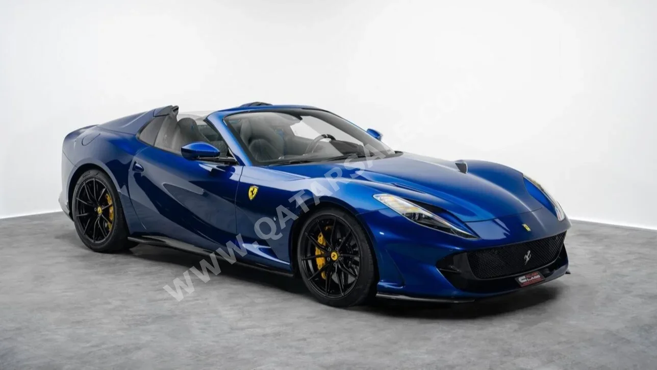 Ferrari  812  GTS  2021  Automatic  12,280 Km  12 Cylinder  Rear Wheel Drive (RWD)  Convertible  Blue  With Warranty