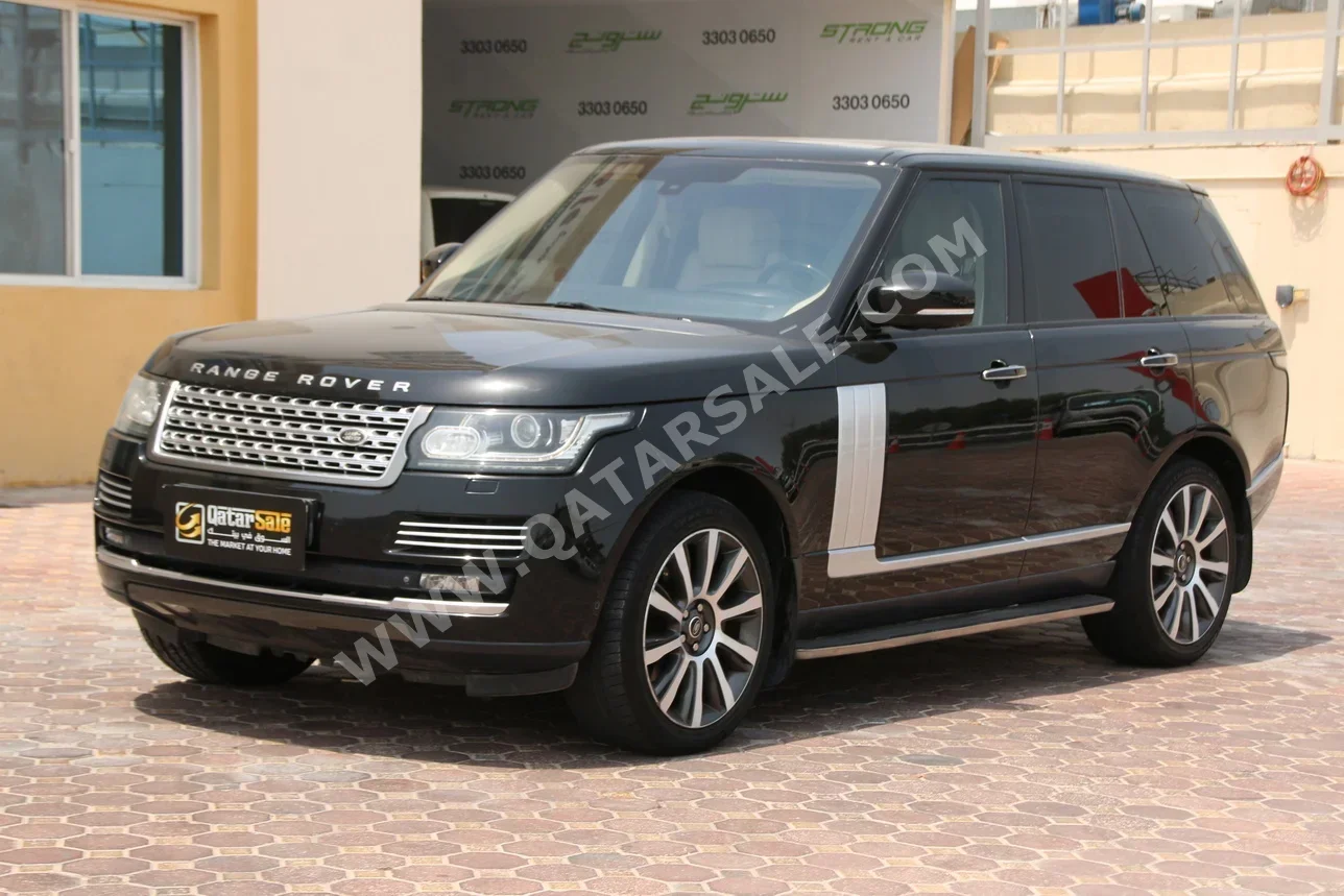 Land Rover  Range Rover  Vogue  Autobiography  2013  Automatic  120,000 Km  8 Cylinder  Four Wheel Drive (4WD)  SUV  Black