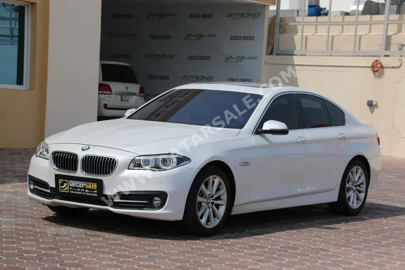 BMW  5-Series  528i  2016  Automatic  88,000 Km  4 Cylinder  Rear Wheel Drive (RWD)  Sedan  White