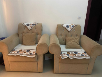 Sofas, Couches & Chairs Sofa Set  - Fabric  - Beige