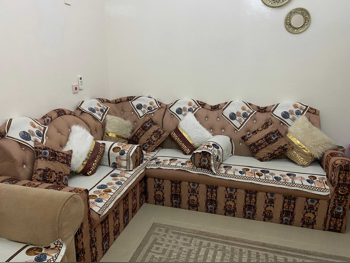Sofas, Couches & Chairs Corner Sofas  - Fabric  - Brown