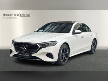 Mercedes-Benz  E-Class  200  2025  Automatic  2,000 Km  4 Cylinder  Rear Wheel Drive (RWD)  Sedan  White  With Warranty