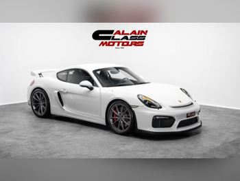 Porsche  Cayman  GT4  2016  Automatic  50,453 Km  6 Cylinder  Rear Wheel Drive (RWD)  Coupe / Sport  White