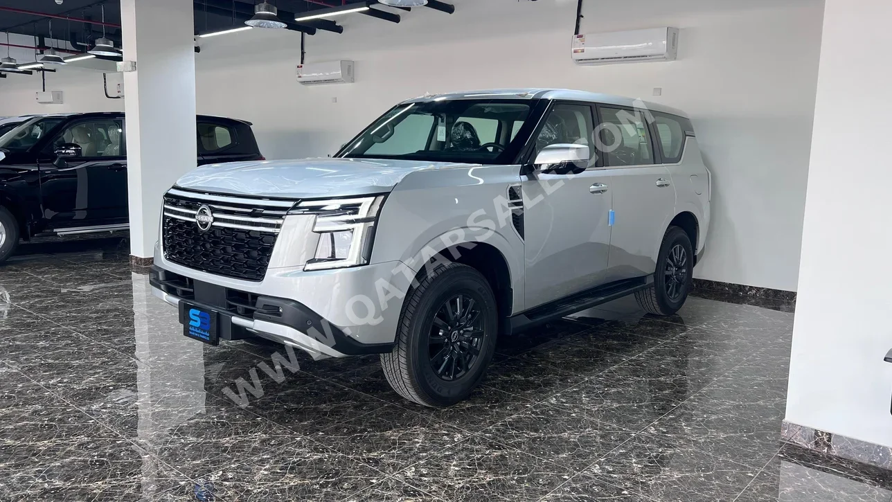 Nissan  Patrol  XE  2025  Automatic  0 Km  6 Cylinder  Four Wheel Drive (4WD)  SUV  Silver  With Warranty