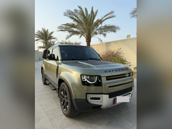Land Rover  Defender  110 SE  2021  Automatic  109,050 Km  6 Cylinder  Four Wheel Drive (4WD)  SUV  Olive Green  With Warranty