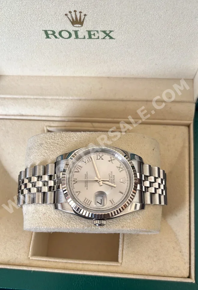 Watches - Rolex  - Analogue Watches  - Grey  - Unisex Watches