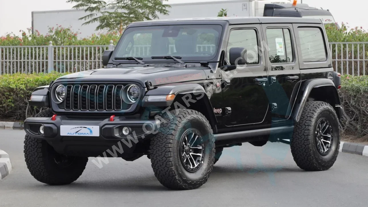 Jeep  Wrangler  Rubicon  2025  Automatic  12 Km  4 Cylinder  Four Wheel Drive (4WD)  SUV  Black  With Warranty