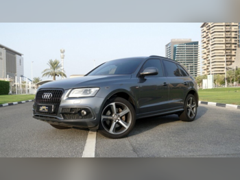 Audi  Q5  45 TFSI Quattro S-Line  2015  Automatic  83,000 Km  6 Cylinder  All Wheel Drive (AWD)  SUV  Gray