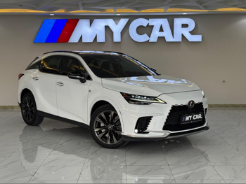 Lexus  RX  350 F Sport  2023  Automatic  22,000 Km  4 Cylinder  All Wheel Drive (AWD)  SUV  White  With Warranty