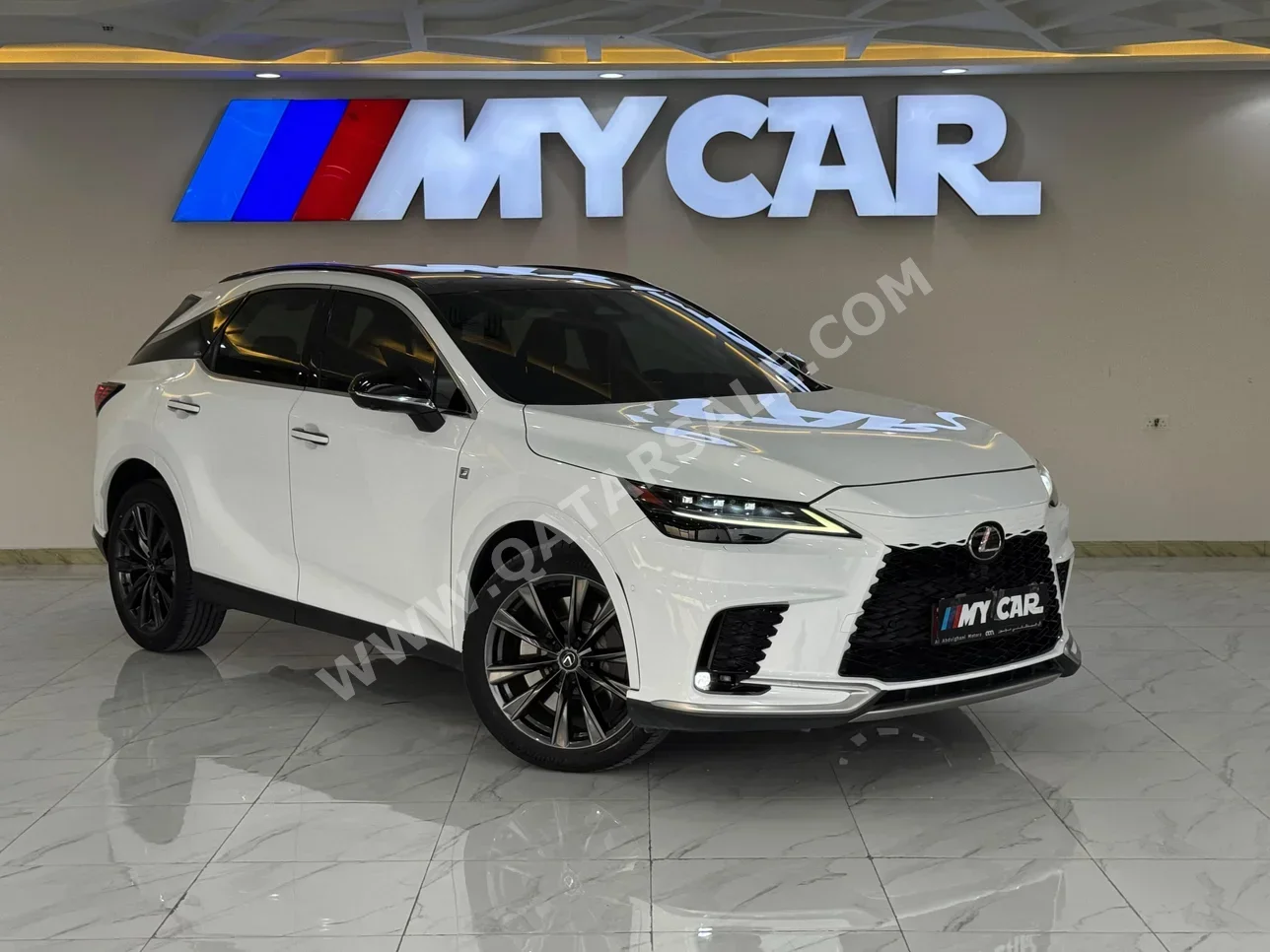 Lexus  RX  350 F Sport  2023  Automatic  22,000 Km  4 Cylinder  All Wheel Drive (AWD)  SUV  White  With Warranty