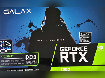 Nvidia  Geforce  RTX 2080  / Not Available DVI Port  / 1 HDMI Port  GDDR6 /  8 GB