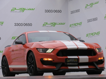 فورد  موستانغ  شيلبي جي تي 350  2016  عادي  77,000 كم  8 سلندر  دفع خلفي  كوبيه \ سبورت  برتقالي