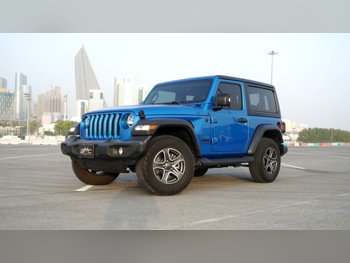 Jeep  Wrangler  Sport  2023  Automatic  37,000 Km  6 Cylinder  Four Wheel Drive (4WD)  SUV  Blue  With Warranty