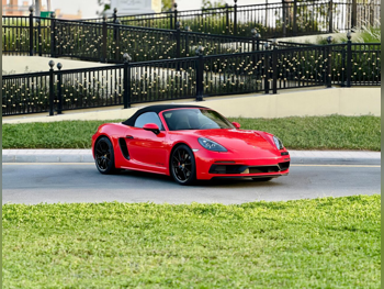 Porsche  Boxster  GTS  2023  Automatic  3,000 Km  6 Cylinder  Rear Wheel Drive (RWD)  Convertible  Red  With Warranty