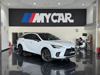Lexus  RX  350 F Sport  2023  Automatic  22,000 Km  4 Cylinder  Four Wheel Drive (4WD)  SUV  White  With Warranty
