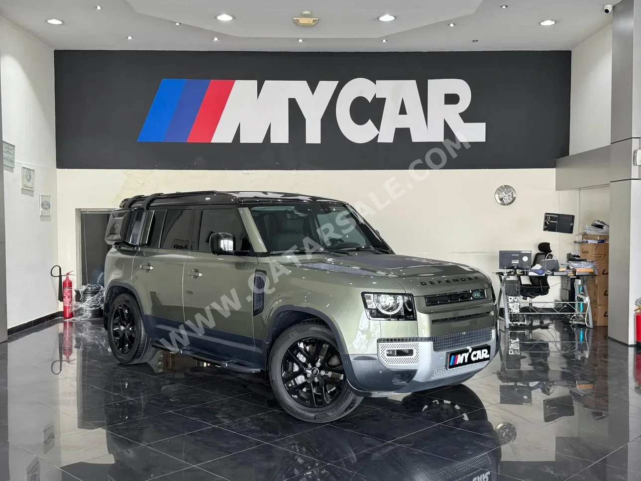 Land Rover  Defender  110 SE  2021  Automatic  109,000 Km  6 Cylinder  Four Wheel Drive (4WD)  SUV  Olive Green  With Warranty