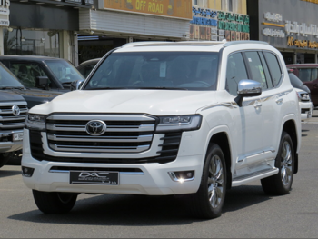 Toyota  Land Cruiser  VXR Twin Turbo  2025  Automatic  0 Km  6 Cylinder  Four Wheel Drive (4WD)  SUV  White  With Warranty