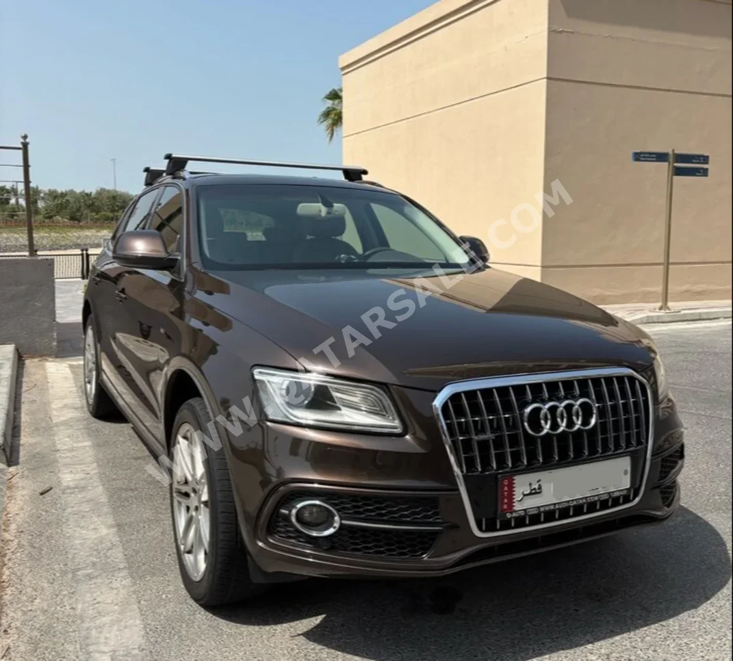 اودي  كيو 5  40 TFSI Quattro  2015  اوتوماتيك  120,000 كم  4 سلندر  دفع كلي مستمر  اس يو في  بني