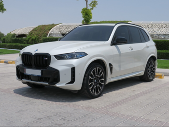 BMW  X-Series  X5 M60i  2024  Automatic  50,000 Km  8 Cylinder  Four Wheel Drive (4WD)  SUV  White  With Warranty