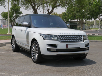 Land Rover  Range Rover  Vogue  Autobiography  2015  Automatic  124,000 Km  8 Cylinder  Four Wheel Drive (4WD)  SUV  White