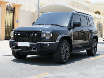 Jetour  T2  Luxury  2025  Automatic  14,000 Km  4 Cylinder  Four Wheel Drive (4WD)  SUV  Black  With Warranty