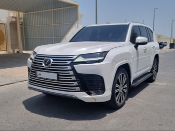 Lexus  LX  600 Luxury  2022  Automatic  70,000 Km  6 Cylinder  Four Wheel Drive (4WD)  SUV  White  With Warranty