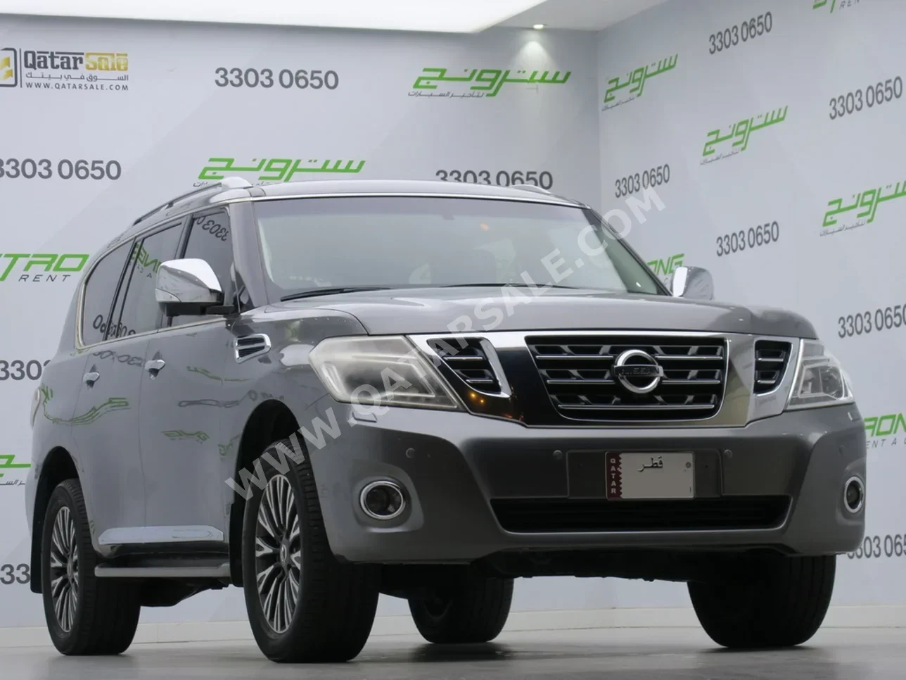 Nissan  Patrol  Platinum  2017  Automatic  168,000 Km  6 Cylinder  Four Wheel Drive (4WD)  SUV  Gray