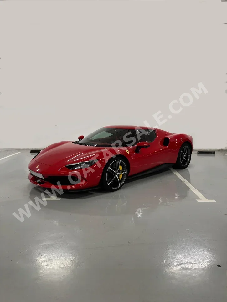 Ferrari  296  GTB  2024  F-1  7,000 Km  6 Cylinder  Four Wheel Drive (4WD)  Coupe / Sport  Red  With Warranty