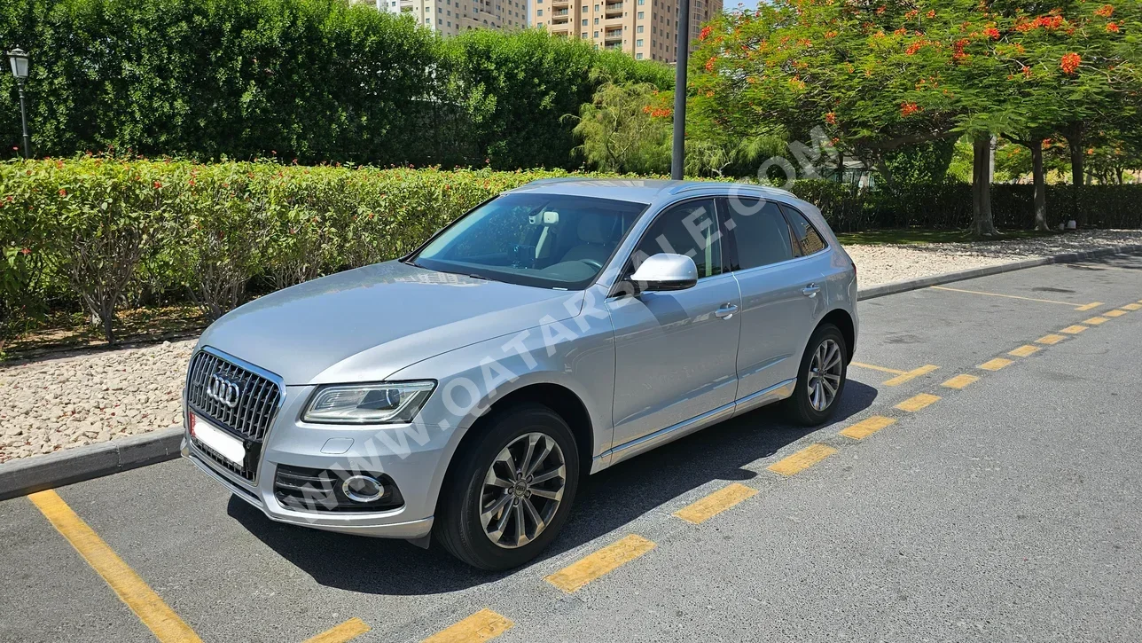 اودي  كيو 5  40 TFSI Quattro  2016  اوتوماتيك  78,000 كم  4 سلندر  دفع كلي مستمر  اس يو في  فضي
