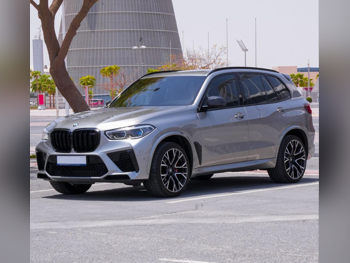 BMW  X-Series  X5 M Competition  2022  Automatic  33,500 Km  6 Cylinder  Four Wheel Drive (4WD)  SUV  Silver  With Warranty
