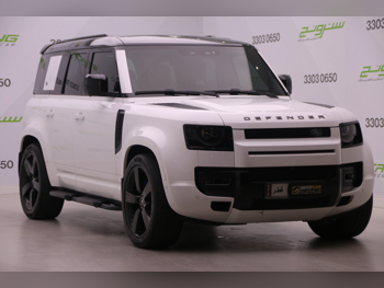 Land Rover  Defender  110 HSE  2021  Automatic  140,000 Km  6 Cylinder  Four Wheel Drive (4WD)  SUV  White  With Warranty