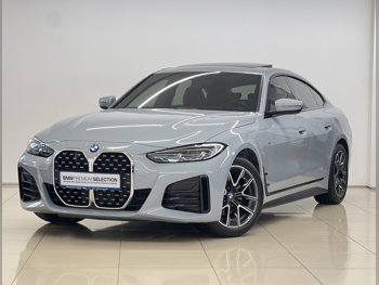 BMW  4-Series  420 I  2024  Automatic  22,000 Km  4 Cylinder  Rear Wheel Drive (RWD)  Sedan  Gray  With Warranty