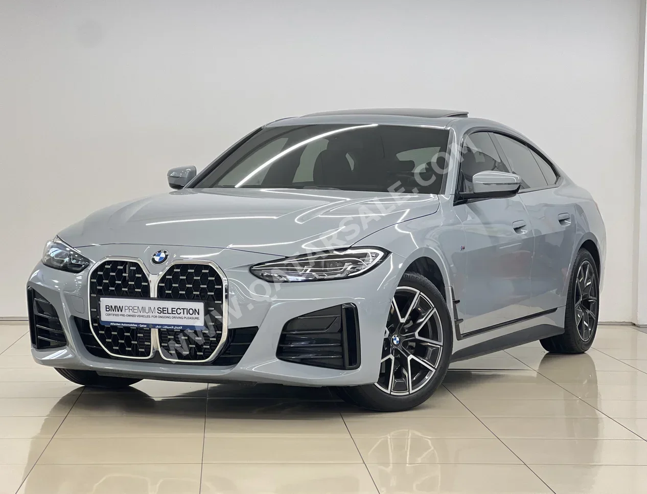 BMW  4-Series  420 I  2024  Automatic  22,000 Km  4 Cylinder  Rear Wheel Drive (RWD)  Sedan  Gray  With Warranty
