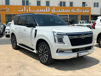 نيسان  باترول  بلاتنيوم  2025  اوتوماتيك  15,000 كم  8 سلندر  دفع رباعي  اس يو في  أبيض  تحت الضمان
