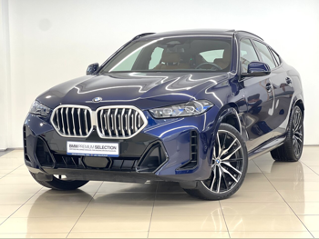 BMW  X-Series  X6 40i  2024  Automatic  6,100 Km  6 Cylinder  All Wheel Drive (AWD)  SUV  Blue  With Warranty