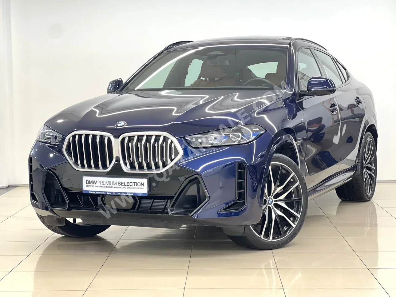 BMW  X-Series  X6 40i  2024  Automatic  6,100 Km  6 Cylinder  All Wheel Drive (AWD)  SUV  Blue  With Warranty