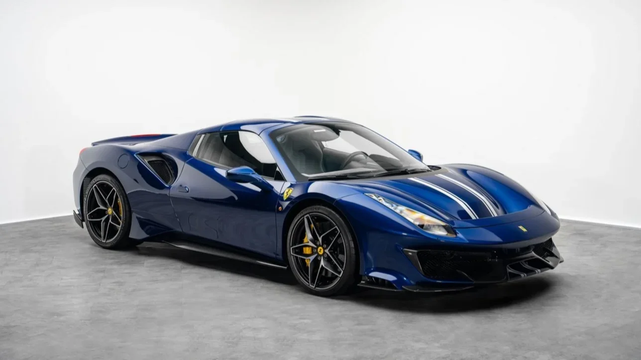 Ferrari  488  Spider  2020  Automatic  863 Km  8 Cylinder  Rear Wheel Drive (RWD)  Convertible  Blue  With Warranty