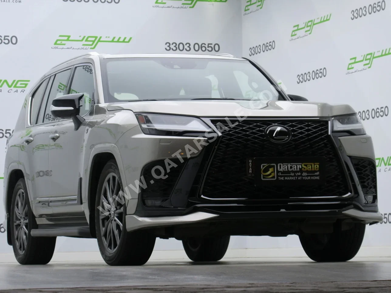 Lexus  LX  600 F Sport  2023  Automatic  63,000 Km  6 Cylinder  Four Wheel Drive (4WD)  SUV  Silver  With Warranty