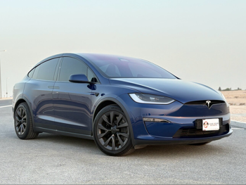 Tesla  Model X  Plaid  2024  Automatic  5,500 Km  0 Cylinder  All Wheel Drive (AWD)  SUV  Blue  With Warranty