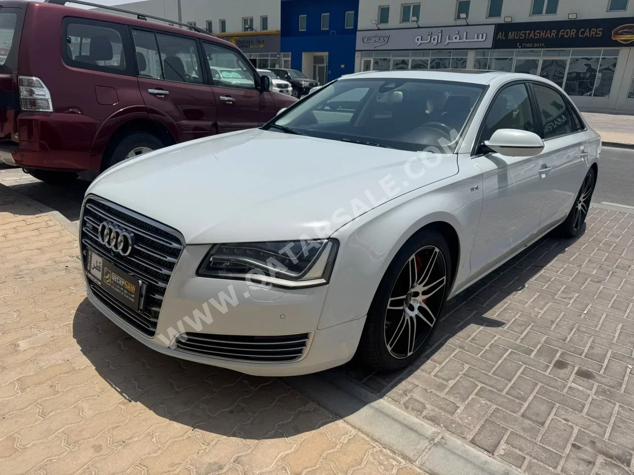 Audi  A8  L  2014  Automatic  92,102 Km  12 Cylinder  All Wheel Drive (AWD)  Sedan  White