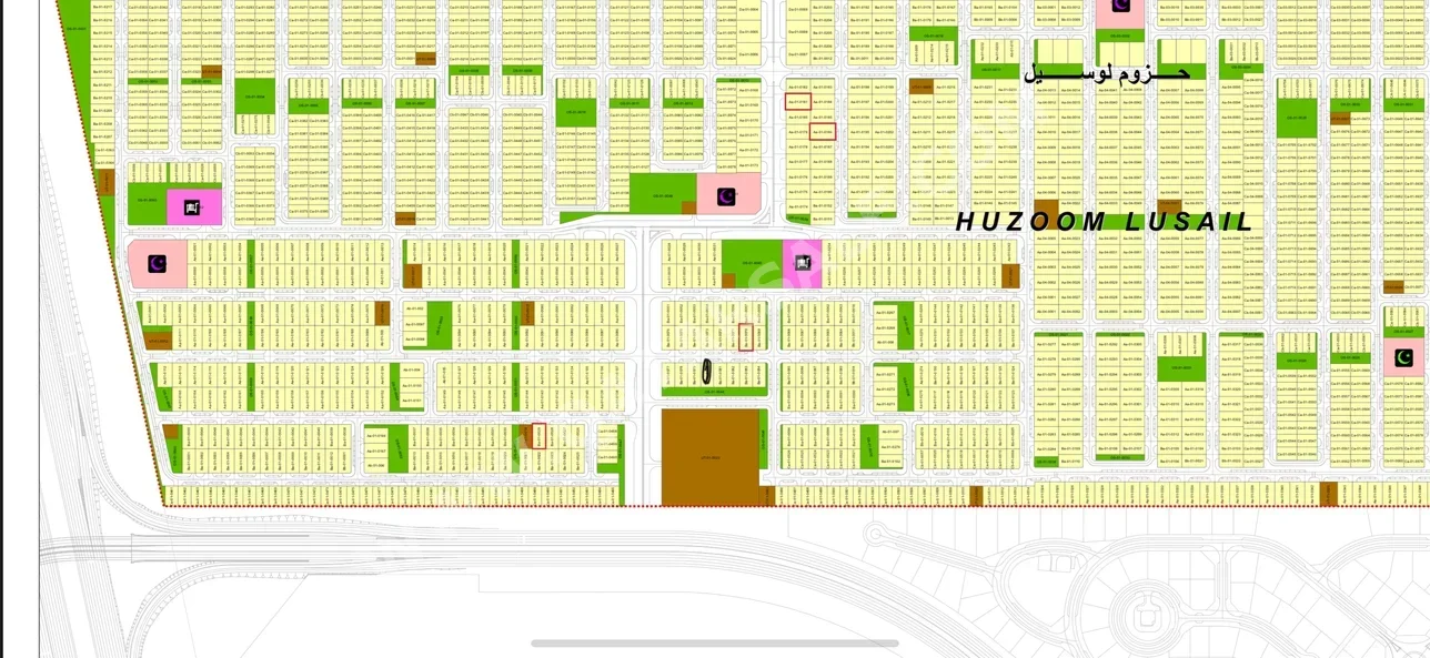 Lands For Sale in Lusail  -Area Size 400 Square Meter