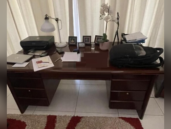 Desks & Computer Desks - Manager Desk  - Brown