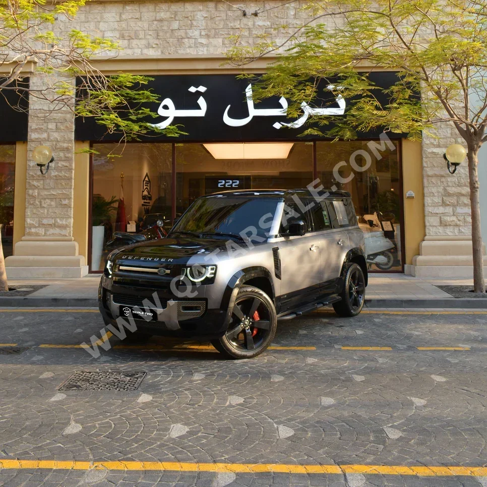 لاند روفر  ديفيندر  110 اكس  2023  اوتوماتيك  48,100 كم  6 سلندر  دفع رباعي  اس يو في  رمادي  تحت الضمان