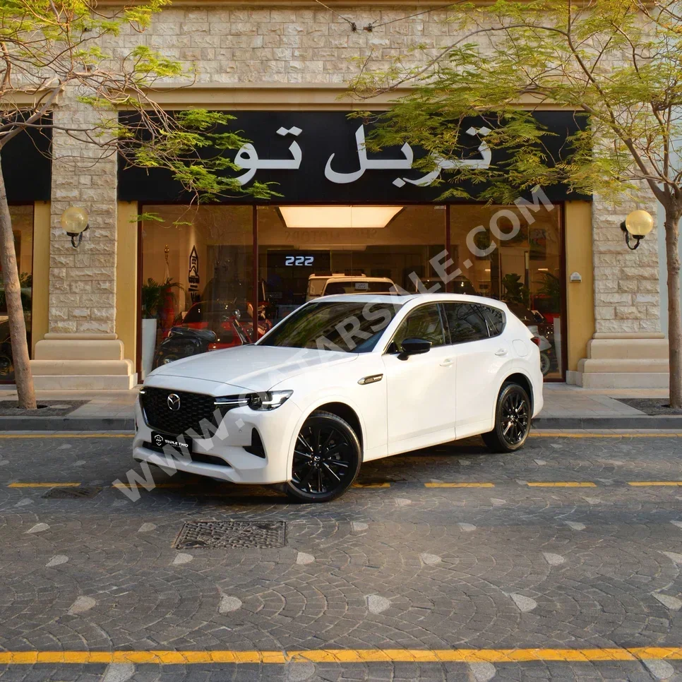 Mazda  CX  60  2025  Automatic  300 Km  6 Cylinder  Four Wheel Drive (4WD)  SUV  White  With Warranty